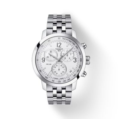 Tissot PRC 200 Men's 43mm Chronograph Watch (T114.417.11.037.00)