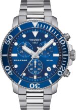 Tissot Seastar Men's 45.5mm Chronograph Watch (T120.417.11.041.00)