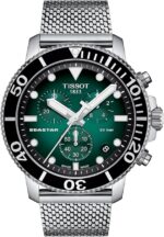Tissot Seastar Men's 45.5mm Chronograph Watch (T120.417.11.091.00)