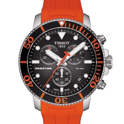 Tissot Seastar Men's 45.5mm Chronograph Watch (T120.417.17.051.01)