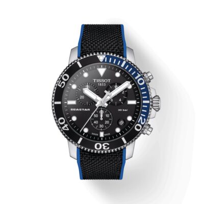 Tissot Seastar Men's 45.5mm Chronograph Watch (T120.417.17.051.03)