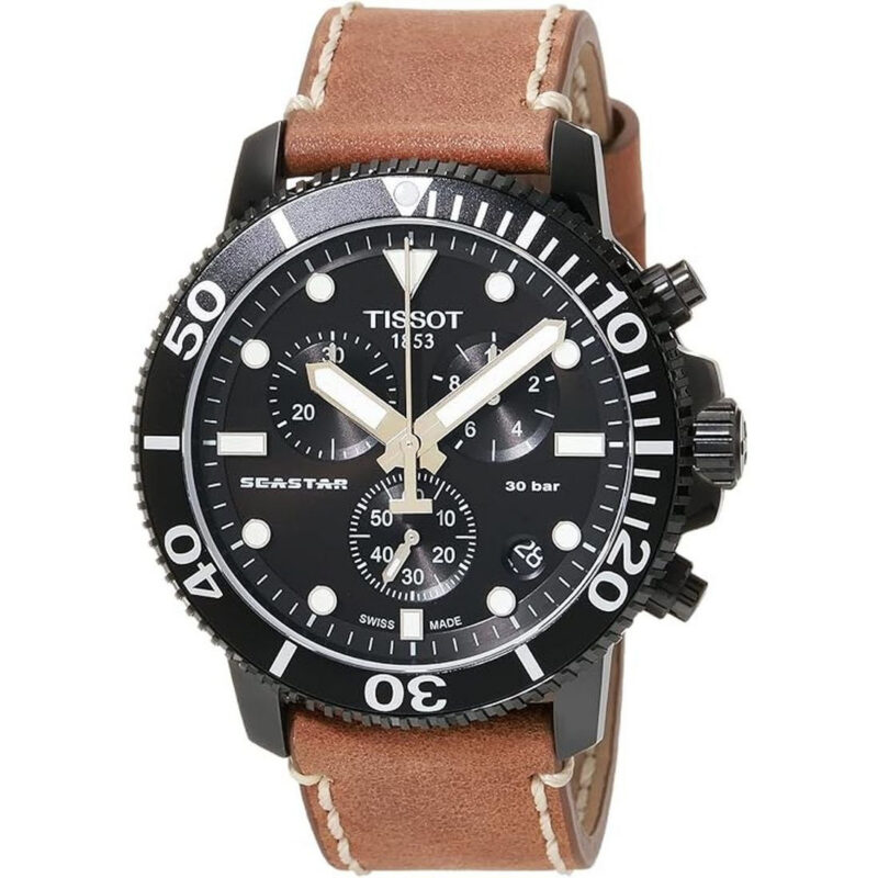Tissot Seastar Men's 45.5mm Chronograph Watch (T120.417.36.051.00)
