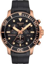 Tissot Seastar Men's 45.5mm Chronograph Watch (T120.417.37.051.00)