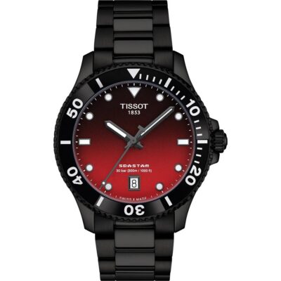 Tissot Unisex 40mm Ss Ip Black Watch (T1204103342100)