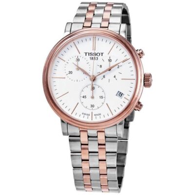 Tissot Men's 41mm Two-Tone Chronograph Watch (T122.417.22.011.00)