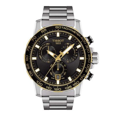 Tissot Supersport Chrono Men's 45.5mm Two-Tone Chronograph Watch (T125.617.21.051.00)