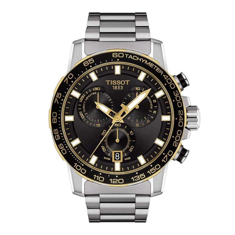 Tissot Supersport Chrono Men's 45.5mm Two-Tone Chronograph Watch (T125.617.21.051.00)