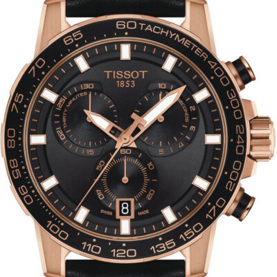 Tissot Supersport Chrono Men's 45.5mm Rose Gold-Tone Chronograph Watch (T125.617.36.051.00)