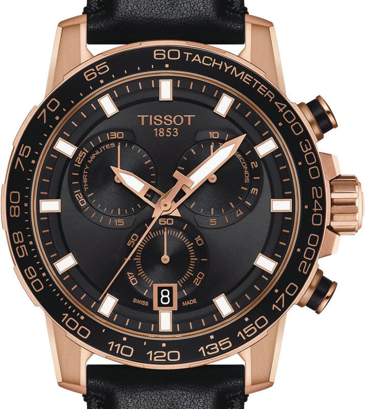 Tissot Supersport Chrono Men's 45.5mm Rose Gold-Tone Chronograph Watch (T125.617.36.051.00) Tissot Supersport Chrono Men's 45.5mm Rose Gold-Tone Chronograph Watch (T125.617.36.051.00)
