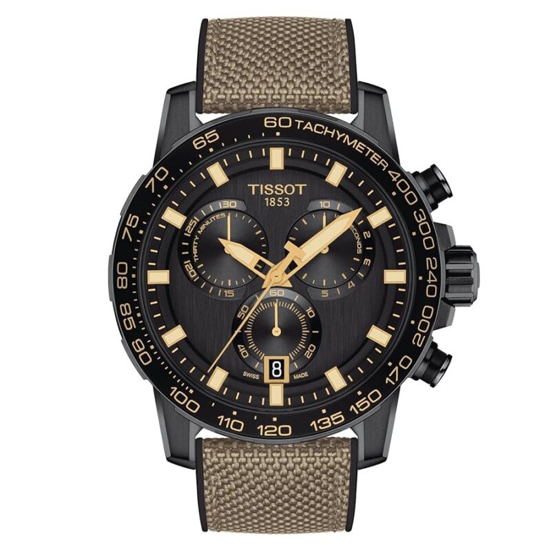 Tissot Supersport Chrono Men's 45.5mm Black Chronograph Watch (T125.617.37.051.01)