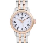 Tissot Women's 28mm Two-Tone Rose Gold and Silver Watch (T129.210.22.013.00)