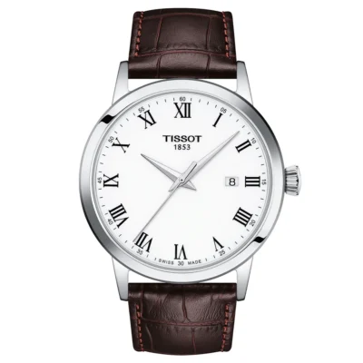 Tissot Men's 42mm Silver Stainless Steel Watch (T129.410.16.013.00)
