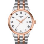 Tissot Men's 42mm Two-Tone Rose Gold and Silver Watch (T129.410.22.013.00)