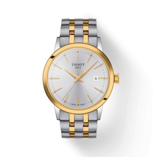 Tissot Men's 42mm Two-Tone Gold and Silver Watch (T129.410.22.031.00) Tissot Men's 42mm Two-Tone Gold and Silver Watch (T129.410.22.031.00)