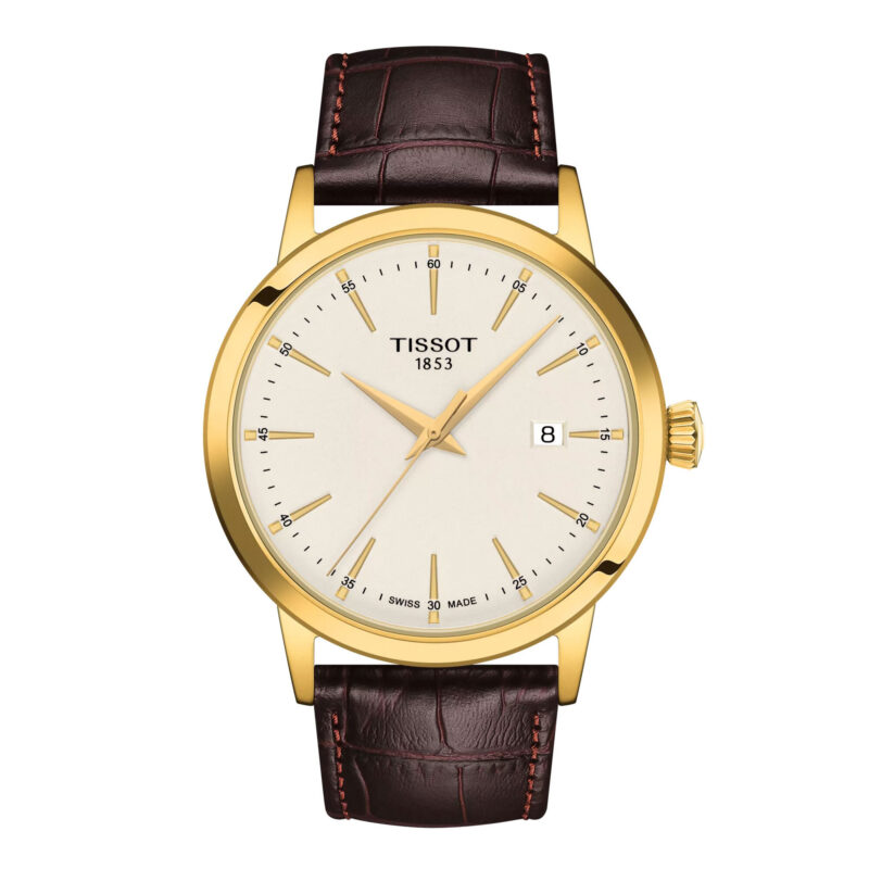 Tissot Men's 42mm Gold Watch (T129.410.36.261.00)