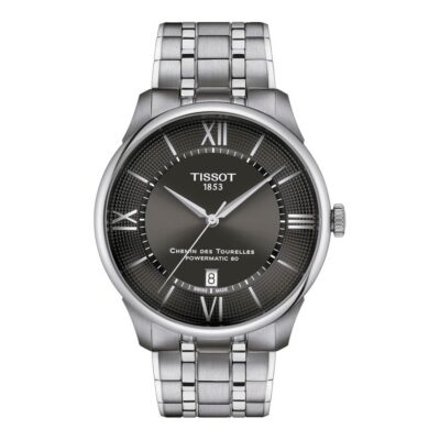 Tissot Men's Chemin Des Tourelles 42mm Silver Stainless Steel Watch (T139.407.11.068.00)