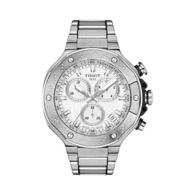 Tissot Men's Chronograph 45mm Silver Stainless Steel Watch (T141.417.11.031.00)