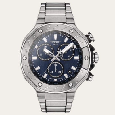 Tissot Men's Chronograph 45mm Silver Stainless Steel Watch (T141.417.11.051.01)