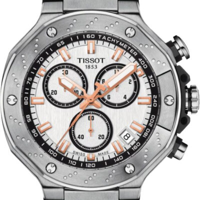 Tissot Men's Chronograph 45mm Silver Stainless Steel Watch (T141.417.17.011.00)