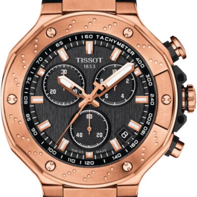 Tissot Men's Chronograph 45mm Rose Gold Watch (T141.417.37.051.00)