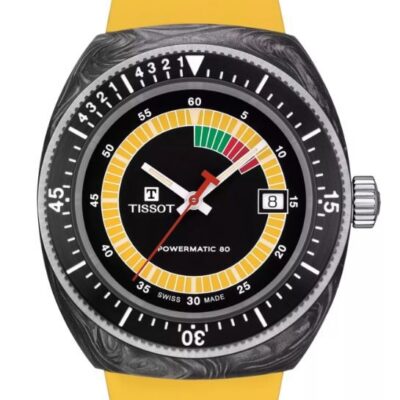 Tissot Men's 41mm Carbon Fibre Watch (T1454079705700)
