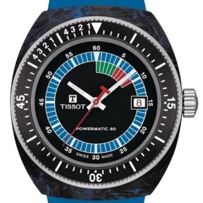 Tissot Men's 41mm Carbon Fibre Watch (T1454079705701)