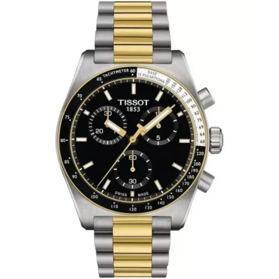 Tissot Unisex Chronograph 40mm Two-Tone Gold and Silver Watch (T149.417.22.051.00)
