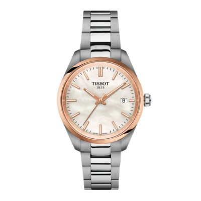 Tissot Women's 34mm Two-Tone Rose Gold and Silver Watch (T150.210.21.111.00)