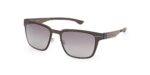 Ic!berlin Men's TANNER IC0018 Graphite/Warm Grey Storm Grey Sunglasses