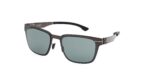Ic!berlin Men's TANNER IC0018 Gun Metal Black/Green Polarized Sunglasses