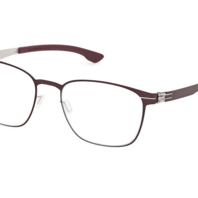 Ic!berlin Men's TILMANN IC5065 Burgundy Eyeglasses