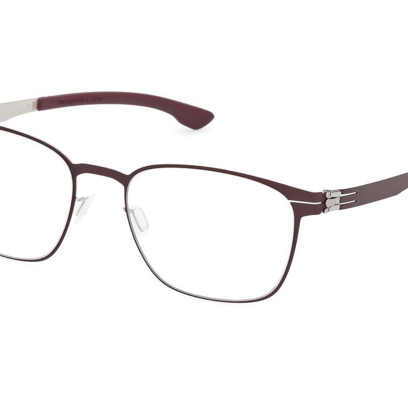 Ic!berlin Men's TILMANN IC5065 Burgundy Eyeglasses