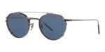 Oliver Peoples Unisex TK-1 CLIP OV 1274TC Pewter/Blue Clip-On Only Eyeglasses