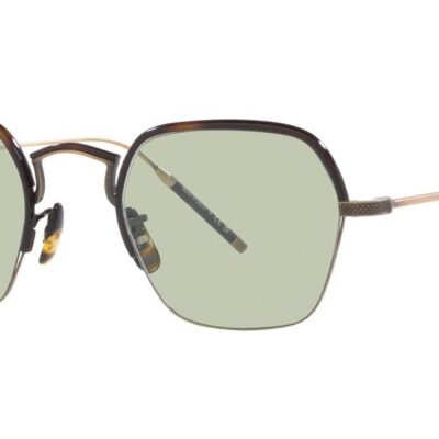 Oliver Peoples TK-7 OV 1291T Vintage Dark Tortoise Black/Light Green Eyeglasses