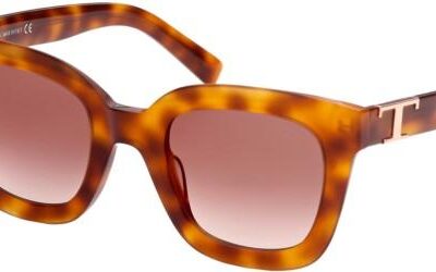 Tod's Women's TO0301 Blonde Havana/Brown Shaded Sunglasses