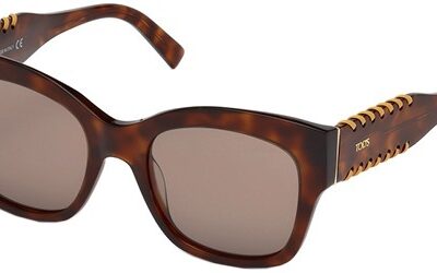 Tod's Women's TO 0193 Light Havana/Brown Sunglasses
