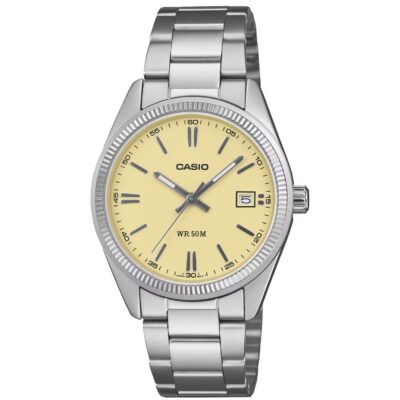 Casio Women's 35mm Ion Plated Watch (UTP-1302PD-9AVEF)