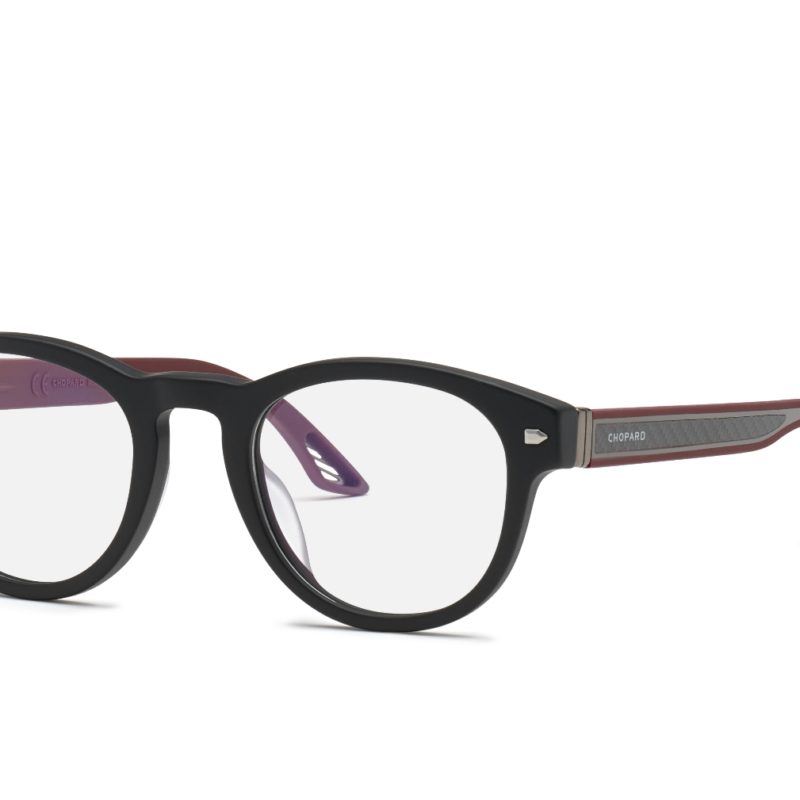 Chopard Unisex VCH327 Matte Black Eyeglasses
