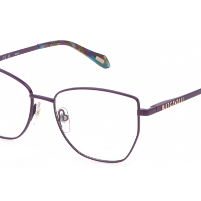 Just Cavalli Men's VJC074 Violet Eyeglasses