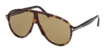 Tom Ford Men's VLADIMIR FT1211 Dark Havana/Green Sunglasses