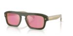 Vogue Men's VO 5620S Full Green/Dark Pink Mirror Red Sunglasses