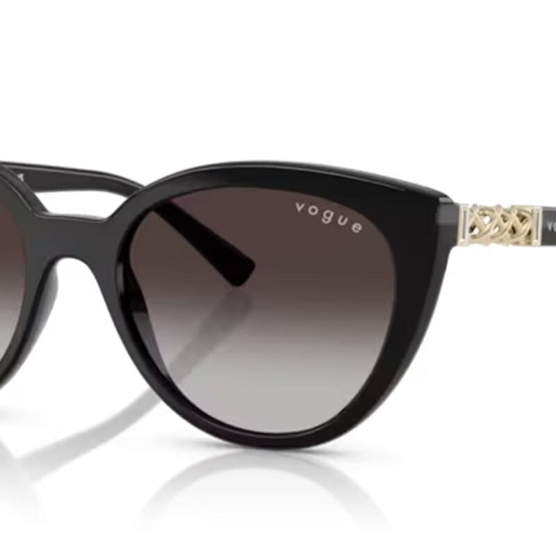 Vogue Women's VO 5634SB Black/Grey Shaded Sunglasses