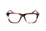 POLICE VPLN19 SHINY STRIPED BROWN Men's Eyeglasses