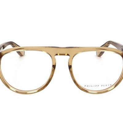PHILIPP PLEIN VPP016M SHINY TRANSPARENT BEIGE Men's Eyeglasses