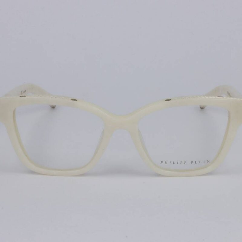 PHILIPP PLEIN VPP034S MARMORIZED IVORY Women's Eyeglasses PHILIPP PLEIN VPP034S MARMORIZED IVORY Women's Eyeglasses