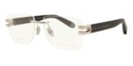 Philipp Plein Men's VPP086M Shiny Palladium Eyeglasses