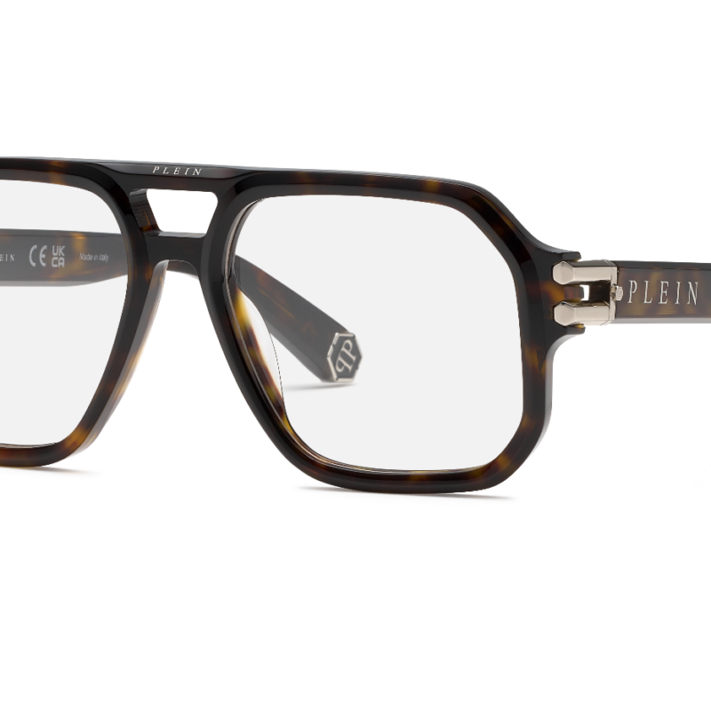 Philipp Plein Men's VPP148M Havana Eyeglasses Philipp Plein Men's VPP148M Havana Eyeglasses