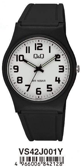 Q&q Unisex 40mm Plastic Watch (VS42J001Y) Q&q Unisex 40mm Plastic Watch (VS42J001Y)