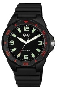 Q&q Men's 43mm Resin Watch (VS44J006Y)