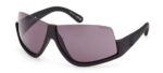 Moncler Men's VYZER ML0269 Shiny Black/Dark Grey Sunglasses